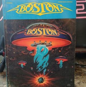 Vintage Boston "Boston"  1976 pressing More Then a feeling " Piano Sheet Music